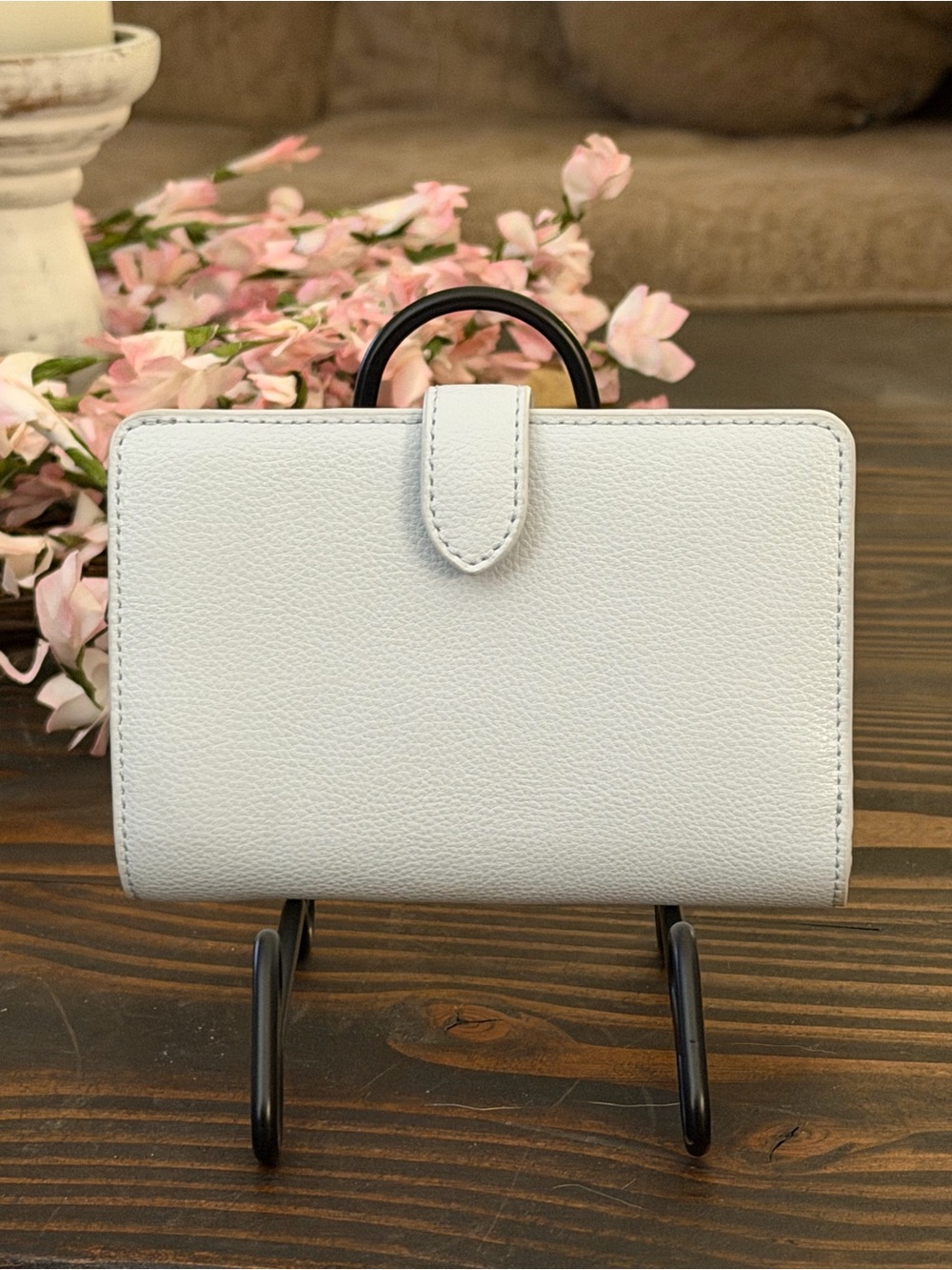 kate spade New York Light Blue Pebbled Leather Wallet - Picture 2 of 6